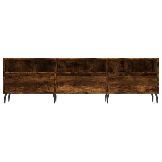 TV benk røkt eik 150x30x44,5 cm konstruert tre