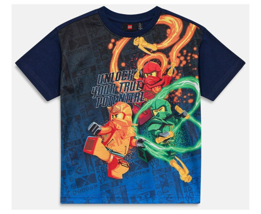Lego Lwtaffy 124 - T-Shirt S/S Dark Navy 110 T-Shirts