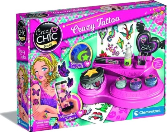 Clementoni Crazy Chic Tatoveringssett Leketøy