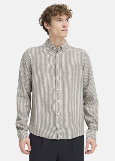 Casual Friday CFHANES LINEN MIX LS SHIRT