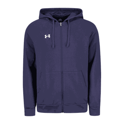 Under armour Rival Fleece Full Zip Hoodie hettejakke herre Mørk blå LG