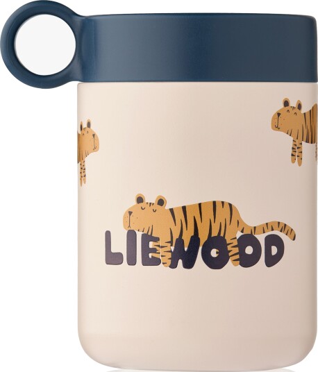 Liewood Kiani Printed Food Jar Cream ONE SIZE Liewood Kiani Printed Food Jar Cream ONE SIZE