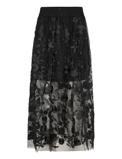 A-View Fuschia Skirt - Black - 34