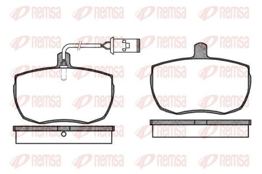 Bremseklosser REMSA 0056.22 Bremseklosser REMSA 0056.22