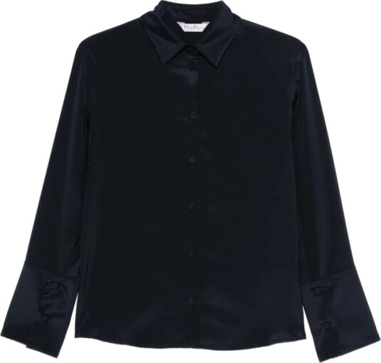 Max Mara Dame Bluser & Skjorter Blå S,