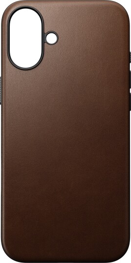 Nomad Modern Leather case brown - iPhone 16 Plus Nomad Modern Leather case brown - iPhone 16 Plus
