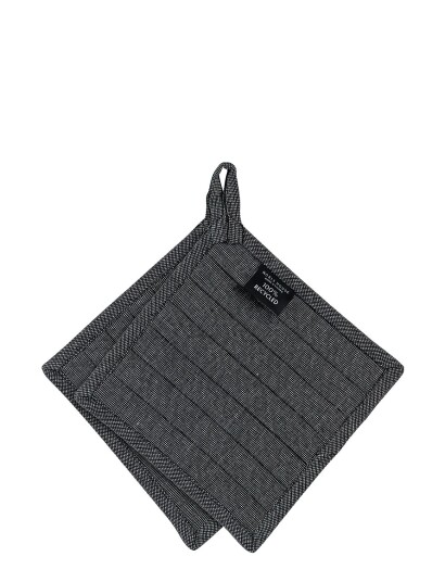 Noble House Pan Holder 2 P Ronja Recycled Black 20X20CM x 2