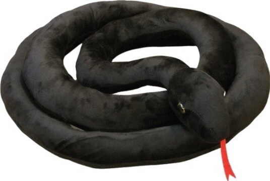 Plysjtalisman I Form Av Slange 110 Cm