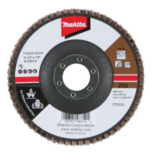 Makita Lamellslipeskive B 55619 Z60 115mm