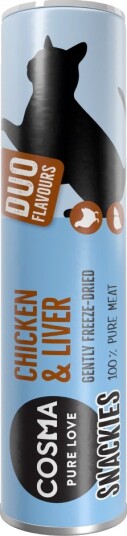 Cosma Snackies Duo Kyllingbryst & Kyllinglever 5 X 140 G