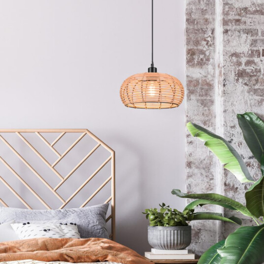Trio Lighting Inga takpendel 29 - Natur Trio Lighting Inga takpendel 29 - Natur