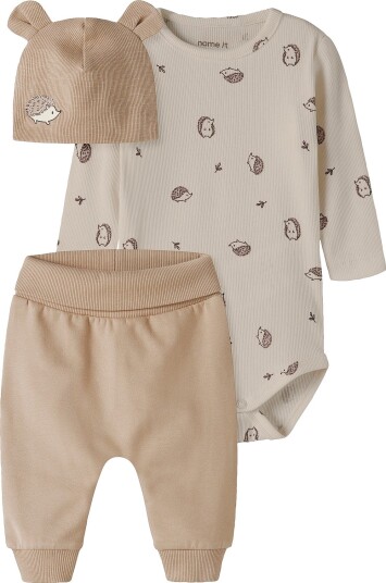 Name It baby Body Nbnohogi Giftpack Grå