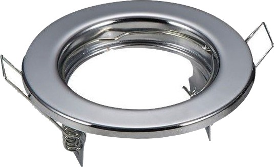 V Tac 2 pakning MR16/GU10 Downlight sett Uten lyskilde krom Hull: Ø6,5 cm Mål: Ø8 cm Sokkel : MR16