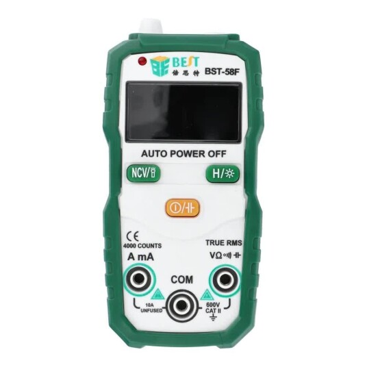 Best Digitalt Multimeter BST 58F Automatisk True RMS