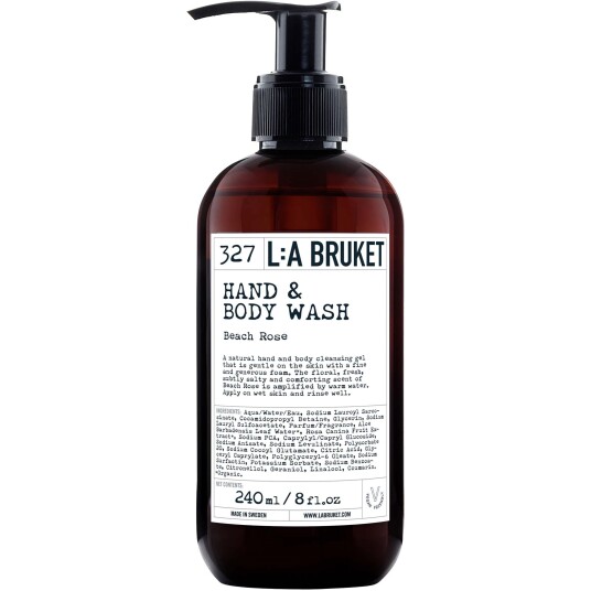L:a Bruket Hand & Body Wash 327 Beach Rose 240 ml L:a Bruket Hand & Body Wash 327 Beach Rose 240 ml