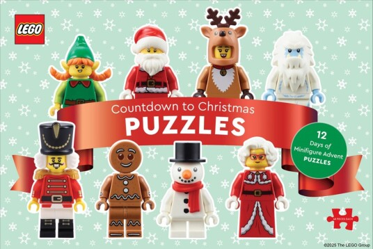 Lego Puslespill I Adventstiden 12 Dager Med Minifigur Puslespill