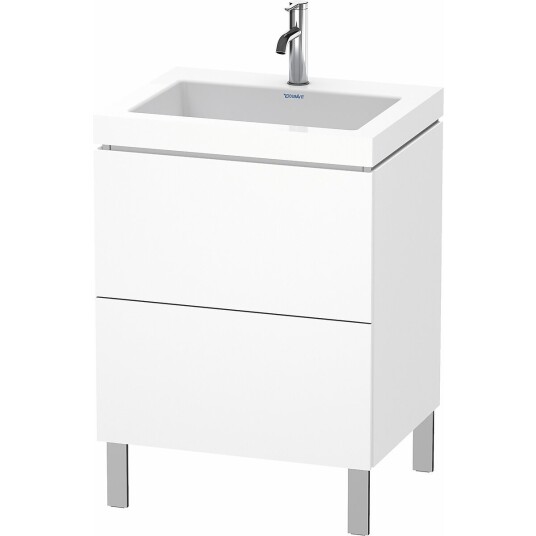 Duravit L-Cube Servantskap m/2 skuffer 600x698x480 mm Hvit Matt