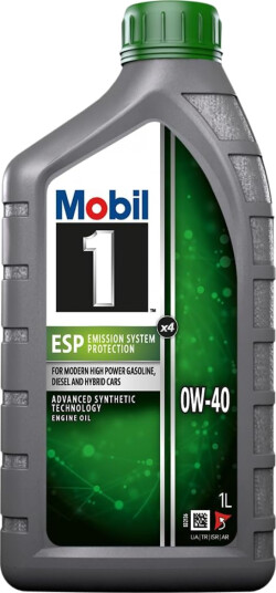 Motorolje MOBIL 0W40 ESP X4 1L