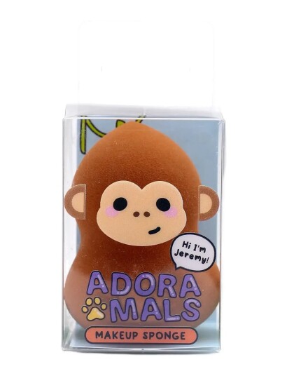Puckator Adoramals Jeremy The Monkey Makeup Sponge Beauty Blender Brown Puckator Adoramals Jeremy The Monkey Makeup Sponge Beauty Blender Brown