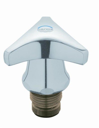 Grohe 1/2" Ventiloverdel for Kaldt Vann, Krom Grohe 1/2" Ventiloverdel for Kaldt Vann, Krom
