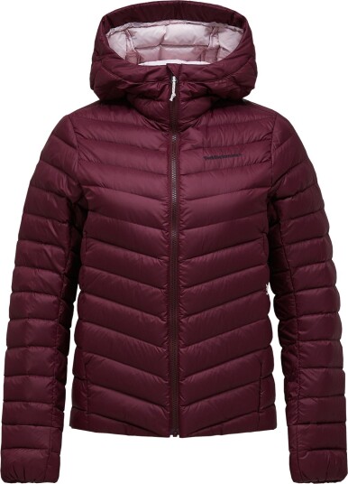 Peak Performance Women"s Frost Down Hood Jacket Porto/frosted Pink/ L
