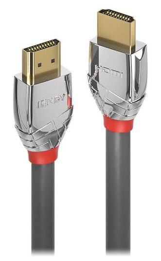 Lindy HDMI-kabel med Ethernet 7,5 m, 4K 60Hz, 3D Grå