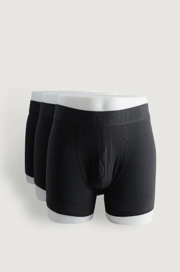 Resteröds Boxershots 3 pk Organic Cotton Svart