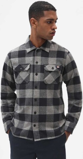Dickies New Sacramento Skjorte Gråmelert