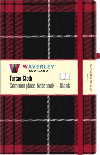 MacQueen of Skye Tartan Blank Notebook: Large 21cm x 13cm MacQueen of Skye Tartan Blank Notebook: Large 21cm x 13cm