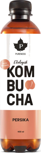 Pureness Kombucha Persika Eko 400 ml Pureness Kombucha Persika Eko 400 ml