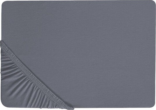 Laken med strikk Janbu Mørk grå 90x200 cm Mørk grå 90x200 cm