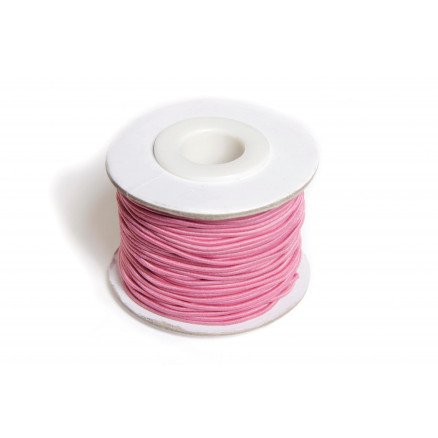 Diverse Strikksnor Rosa 1,2mm 25m Diverse Strikksnor Rosa 1,2mm 25m