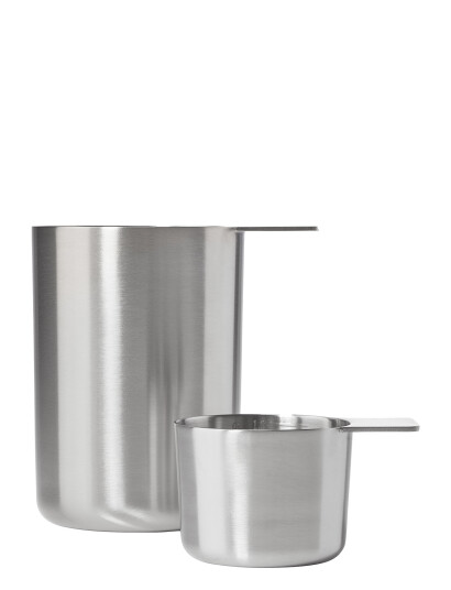 Zone Denmark Målesæt Singles 2 Dele - Silver - 11.3X8.8X17.3CM