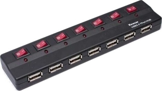 Usb-Konsentrator Premiumcord 7 X Usb-A 2.0 (Ku2hub7sw)