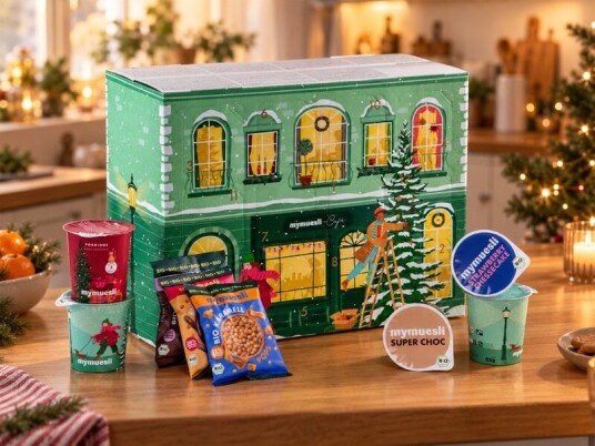 MyMuesli adventskalender med grøt müsli og frokostblanding