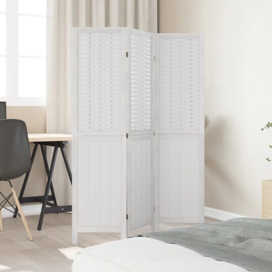  Romdeler 3 paneler hvit heltre keisertre 8721012074132