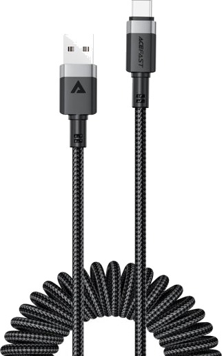 Acefast Usb-A Til Usb-C-Kabel 1,2 M Svart 6974316283713