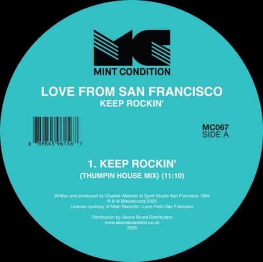Love From San Francisco Keep Rockin Incl Unreleased Mixes Uk Vinyl