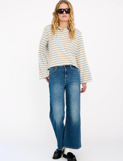 IVY Copenhagen Ivy Medina Cropped Jeans Wash Turin Blue 29 x 28