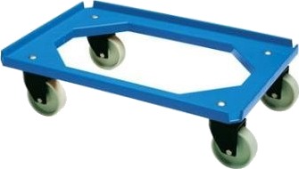 Tralle Mini Moove 60X40 Cm 4 Hjul Standard Abs Pp Blå,Stk
