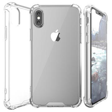 Ripebestandig iPhone X / iPhone XS Hybrid-deksel Gjennomsiktig