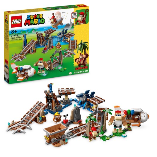 Lego Super Mario Diddy Kongs Gruvevogntur – Ekstrabanesett 71425