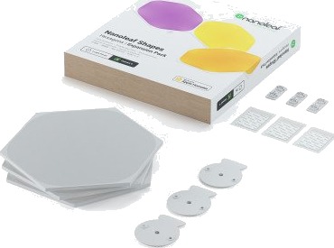 Nanoleaf Shapes Hexagons - Utvidelsespakke med 3 paneler Nanoleaf Shapes Hexagons - Utvidelsespakke med 3 paneler