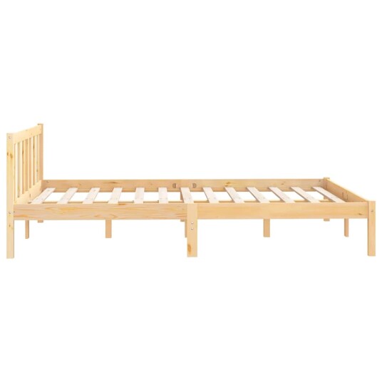vidaXL Sengeramme heltre furu 140x190 cm