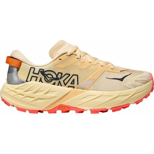 Hoka Women"s Speedgoat 7 Vintage Yellow/Neon Flame 40