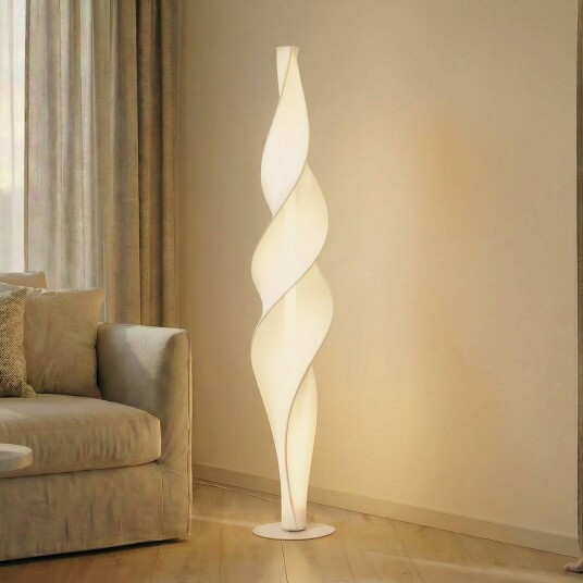 LED gulvlampe Novelle Lucande dimbar Hvit / opal Stue / spisestue Kunststoff Design