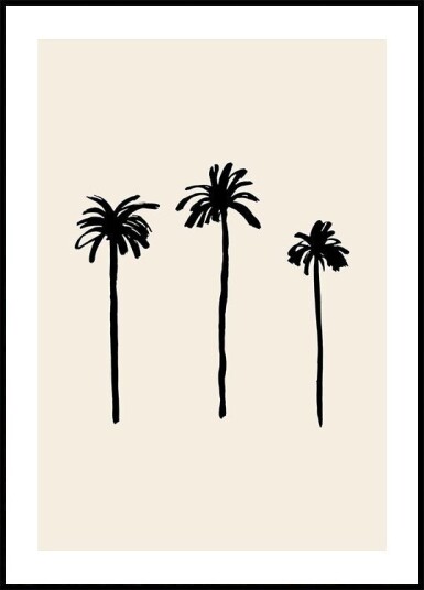 Palm Trees Poster Plakat / 50x70cm