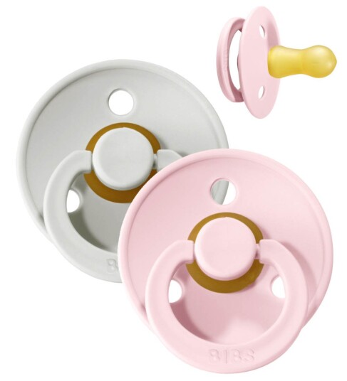 Bibs Color Smokk 2Pk Haze & Blossom Str. 1