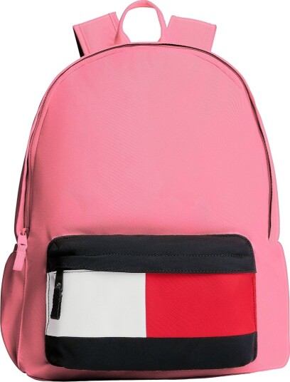 Tommy Hilfiger Essential Flag Backpack Pink ONE SIZE Tommy Hilfiger Essential Flag Backpack Pink ONE SIZE