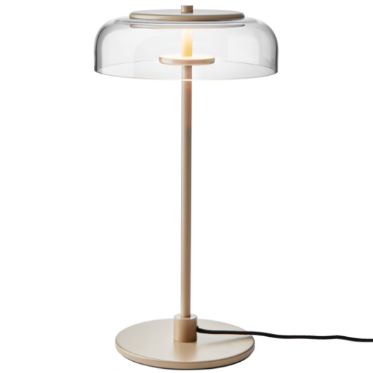 Blossi Bordlampe 230 mm, Nordic Gold / Klar